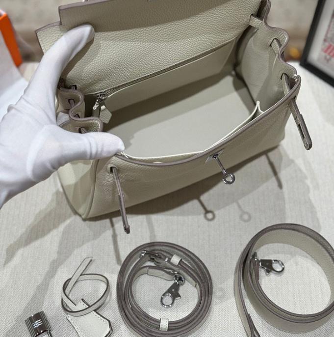 New Trendy High-end Wide Shoulder Strap Bag Women's Top Layer Cowhide Single Shoulder Crossbody Handbag Niche Bag