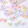 50pcs/Bag 17x9mm Plastic Acrylic Candy Shape Beads Charm For Necklace Bracelet Keychain DIY Jewelry Craft Making Accessories