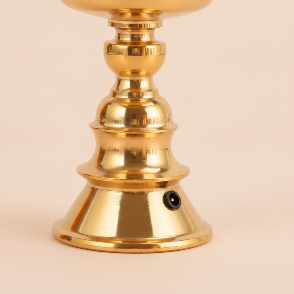 LED Butter Lamp Simulated Flame Tibetan Tone Altar Light for Buddhists, Practitioners,