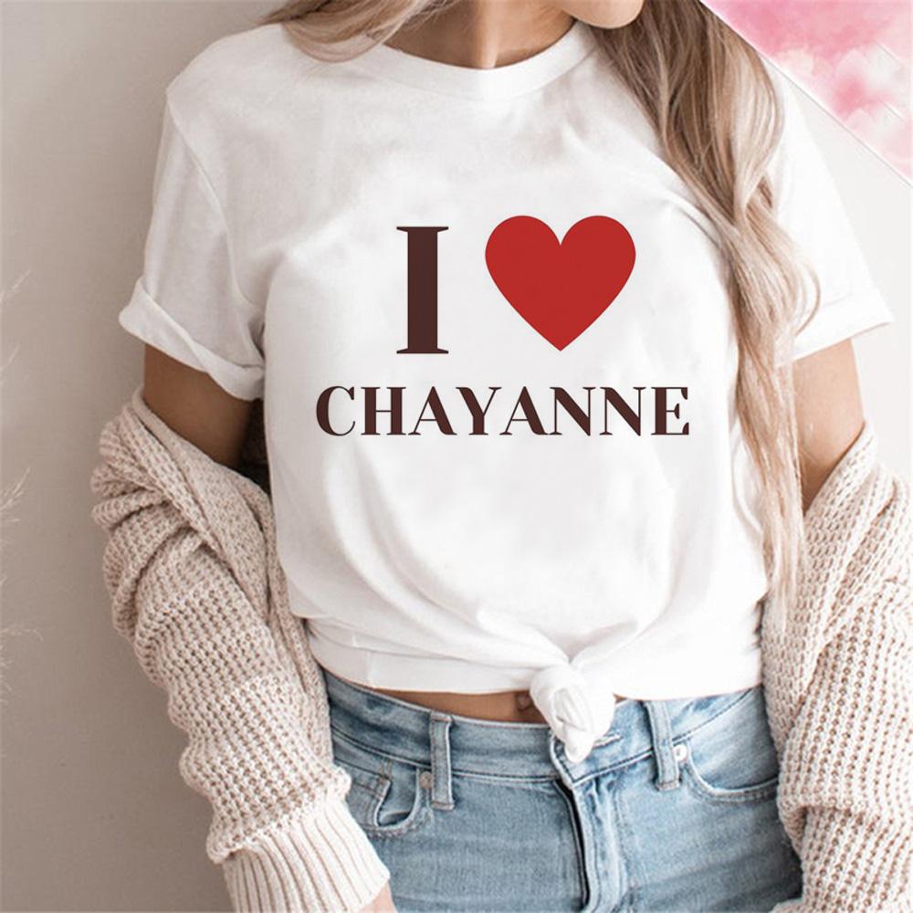 

Chayanne t-shirts women summer top female streetwear harajuku graphic clothing 3XL