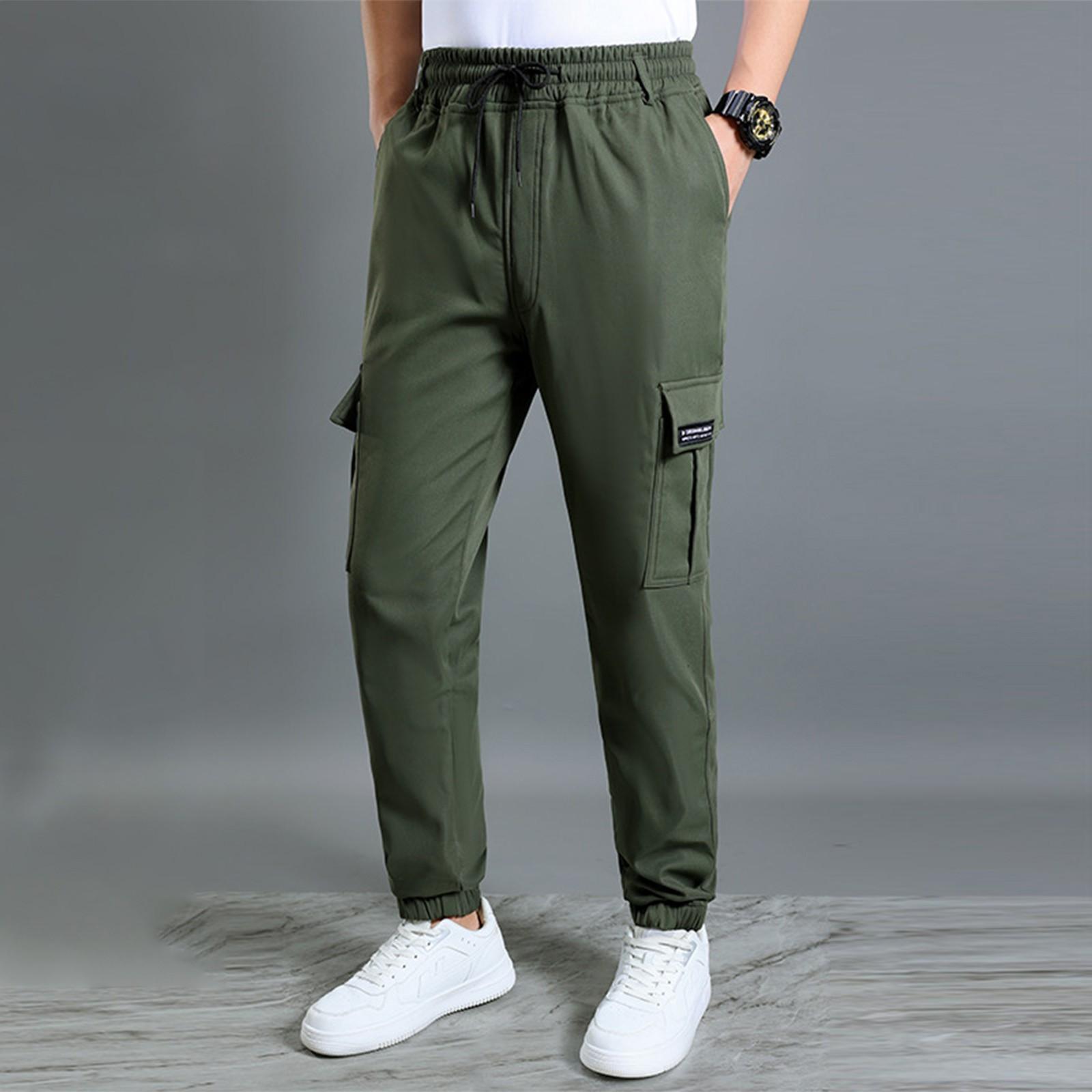 

Мужские брюки-карго спортивные, для активного отдыха, водонепроницаемые, большого размера, для походов 165 армия зеленый