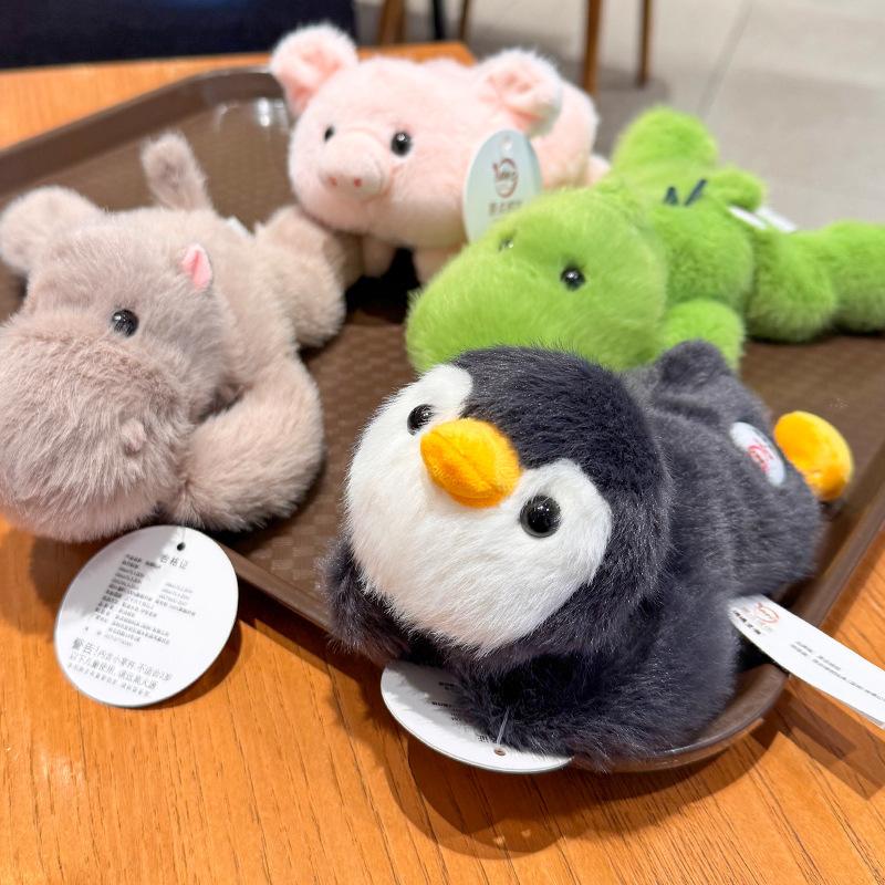 Lying Flat Series Doll Plush Toy Penguin Dog Dinosaur Doll Children Companion Doll