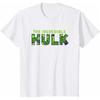 2026 Hulk T-shirt Cartoon Stripfiguur Unisex Korte Mouw Puur Katoen Relaxte Pasvorm Eenvoudige Ronde Hals Vrijetijds Top voor Mannen Vrouwen Unisex
