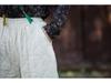 2025 Winter Women's Retro Quilted Diamond Pattern Lantern Pants - Thick Warm Cotton Linen