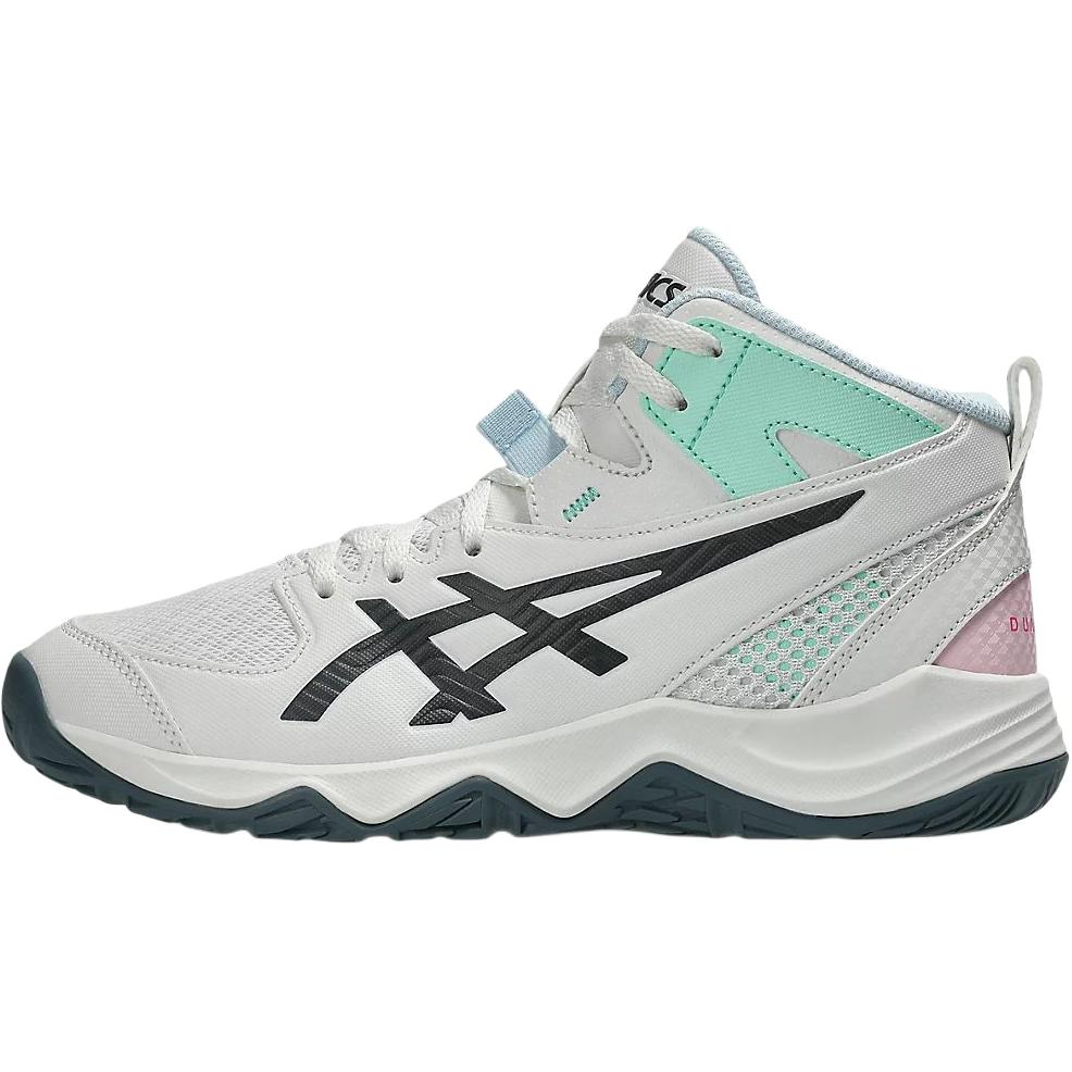 

Asics Dunkshot Mb 10 Comfortable Versatile Mid-Top Kids Basketball Shoes Kids basketball shoes Cool-Mist-Gray 1064A019-105 33.5