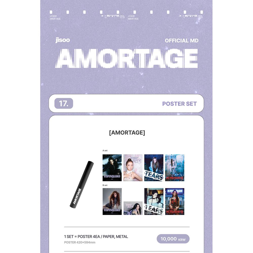 Pre-order] JISOO - [AMORTAGE] Poster Set – buy the best products