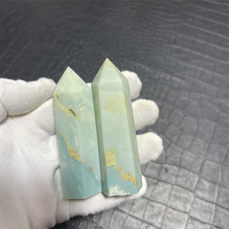1kg Wholesale Natural Healing Products Crystal Crafts Amazonite Point for Home Decoration