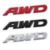 Car four-wheel drive logo stickers AWD car logo body stickers 3D modified metal stickers Internet celebrity creative AWD decorative tail box stickers