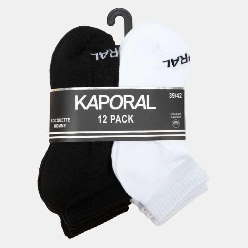 Set of 12 Pairs of Men's Gerardo Ankle Socks KAPORAL