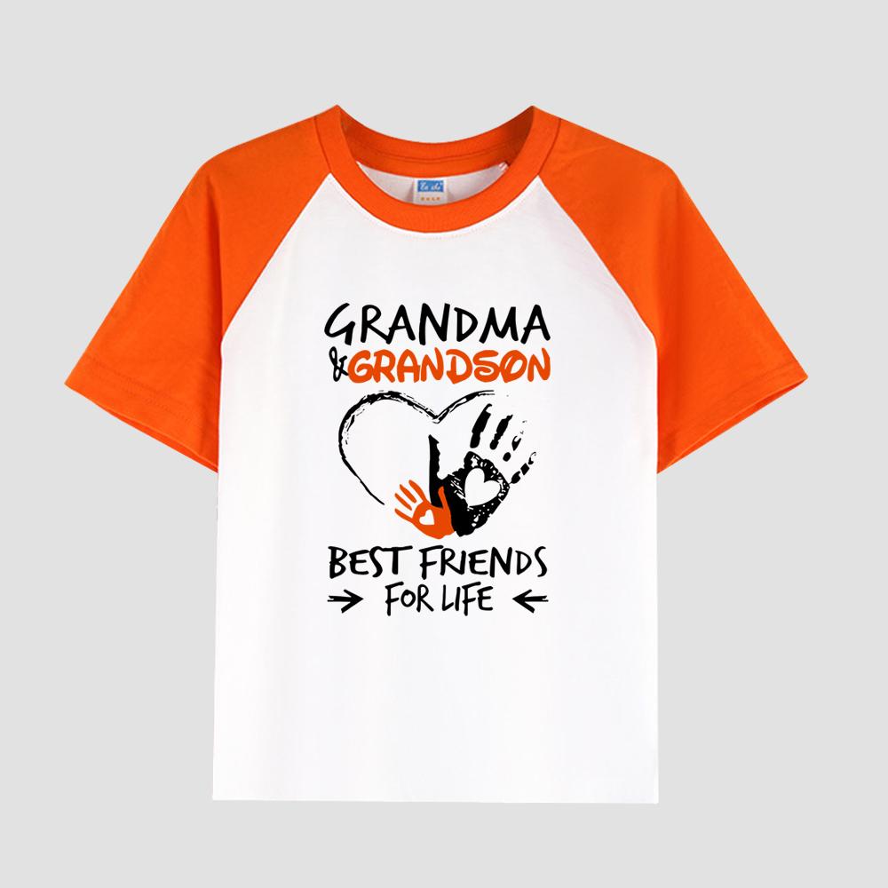 Bedrucktes Kinder-T-Shirt mit überschnittenen Schultern, Rundhalsausschnitt, Baumwollstoff, lässiges, stylisches Kurzarmoberteil für Jungen für den Sommer