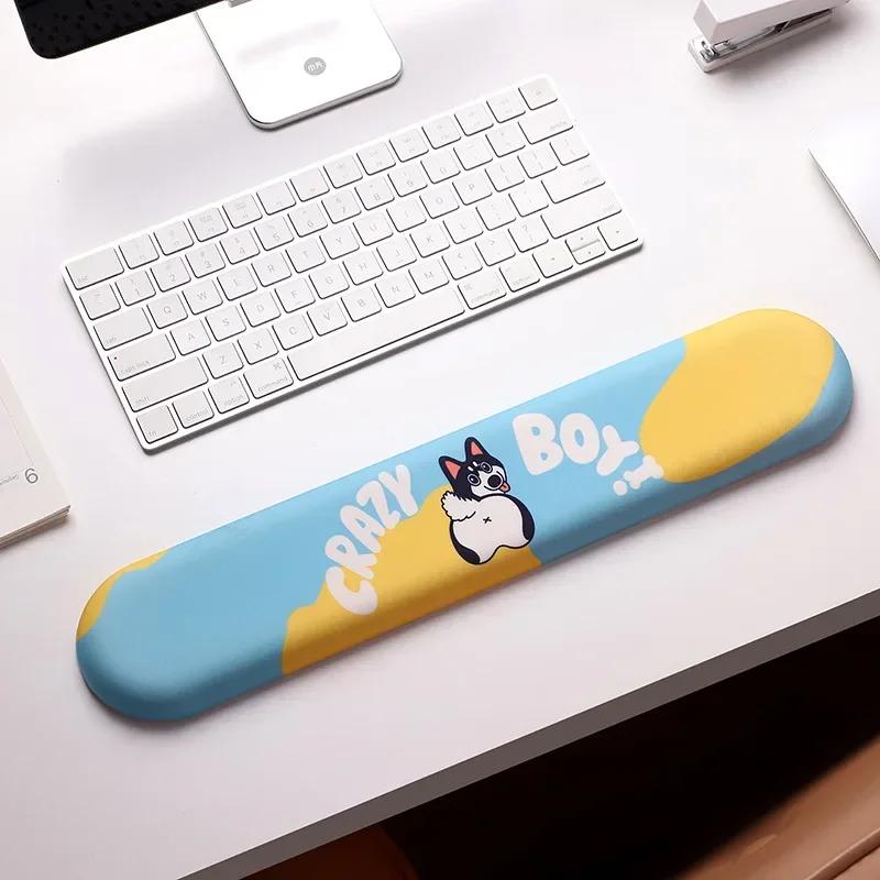 Anime Kawaii Mouse Pad Keyboard Wrist Rest Support Gel Silicone  Anti Slip 3D Cute Dog Computer Laptop Office Gaming Mousepad