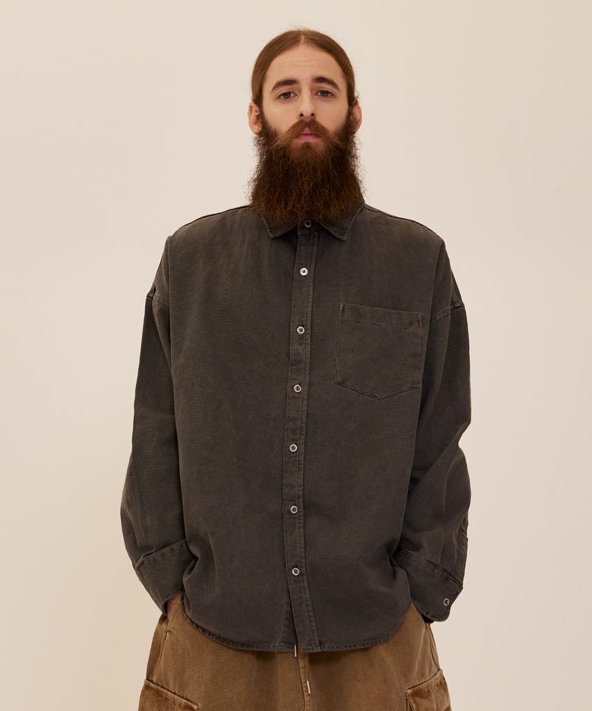 CARGOBROS Cb Archon Pigment Shirt Jacket (Charcoal)