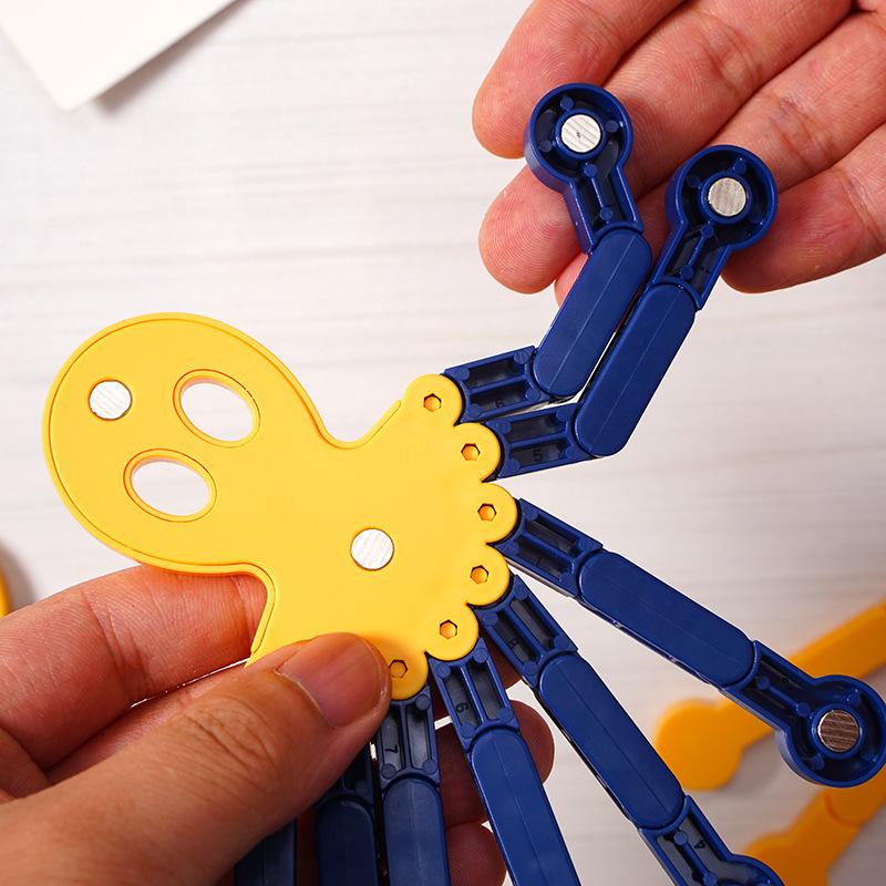 2ks Kreativní a zábavné Flexibilní a všestranné Magnety na lednici chobotnice Roztomilý magnet na lednici Po Vzkaz Dekorativní