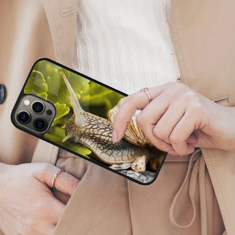 

Cute Snail Mollusc Shell Magnetic Phone Case For APPLE iPhone 17 Air 16 14 13 12 Pro Max 15 Plus Charge With MagSafe Cover iPhone 13mini