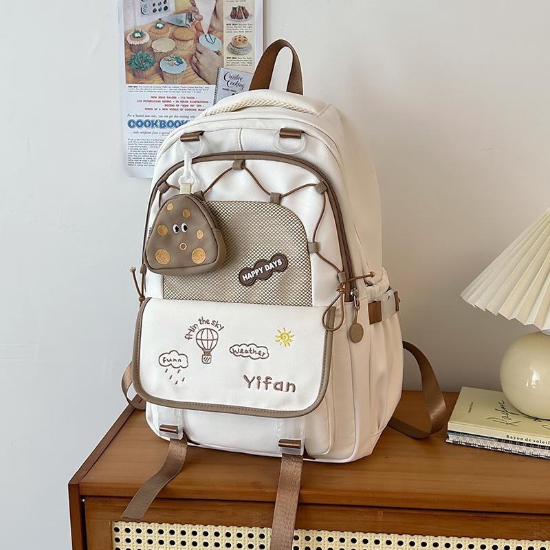Schoolbag schoolbag for girls and primary school students in grades 3 to 6 to reduce the burden and protect the spine.
