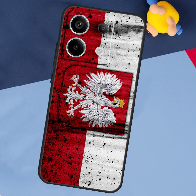 Poland Polish Flag Phone Case For Xiaomi Redmi Note 13 11 9 10 12 Pro Plus 9S 10S 11S 12S 9C 10C 12C 13C Cover