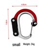 D-Type Aluminum Carabiner Clip