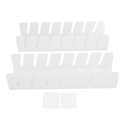 2pcs Baseball Hat Stand Display and Organizer Acrylic Hat Holder Rack for Bedroom Closet Whtie