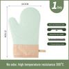 Heat-Resistant Non-Slip Silicone Kitchen Gloves - Anti-Scalding, Thickened Protection for Oven and Microwave