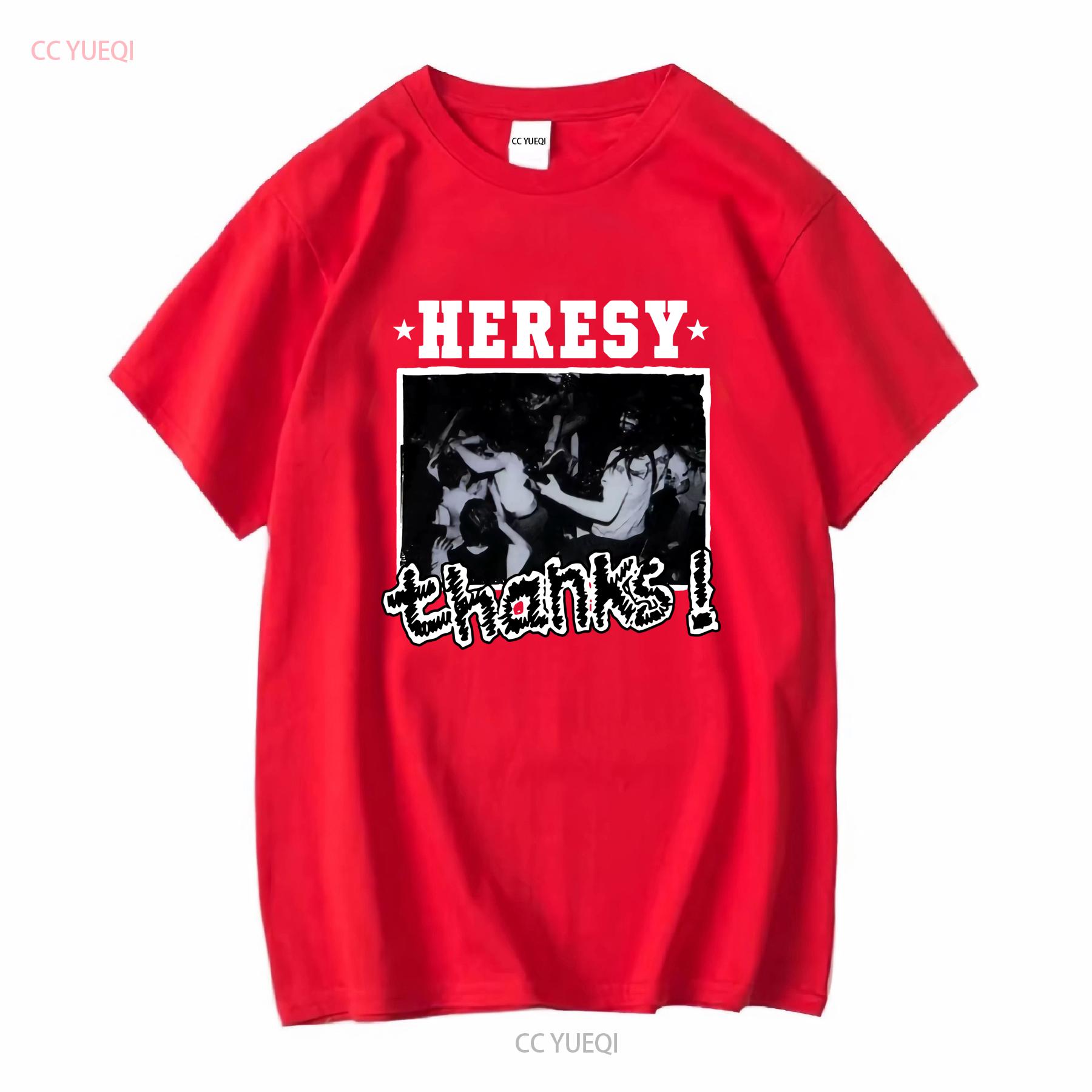 

Футболка Heresy Спасибо ep UK Hardcore Softstyle 9 расцветок с длинным или коротким рукавом винтажная стирка Повседневная Стильная Мягкая Эластичная S