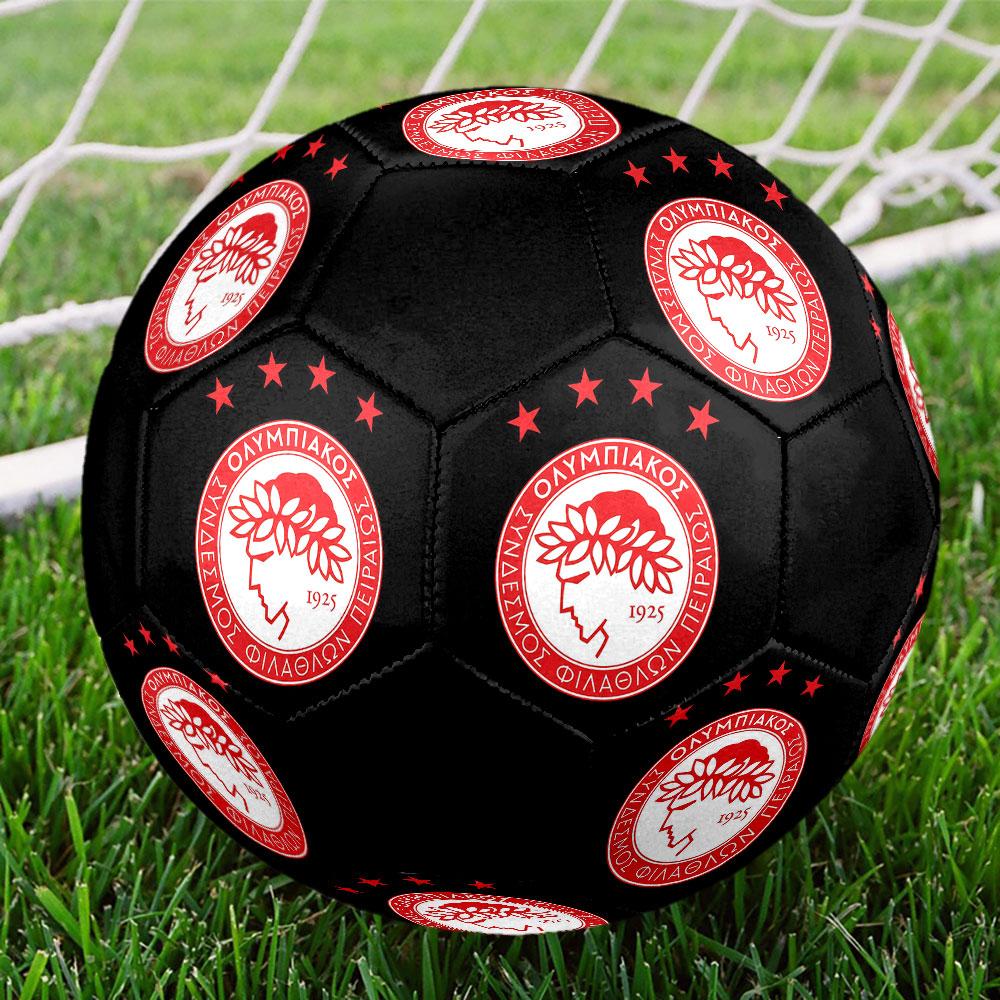 1 Stück Olympiacos Piräus Größe 5 Fußball PragHallenfußball Ball Bunt Alle Altersgruppen Maschinengenäht PVC Wettkampfbereit Langlebig Hoher Rückprall