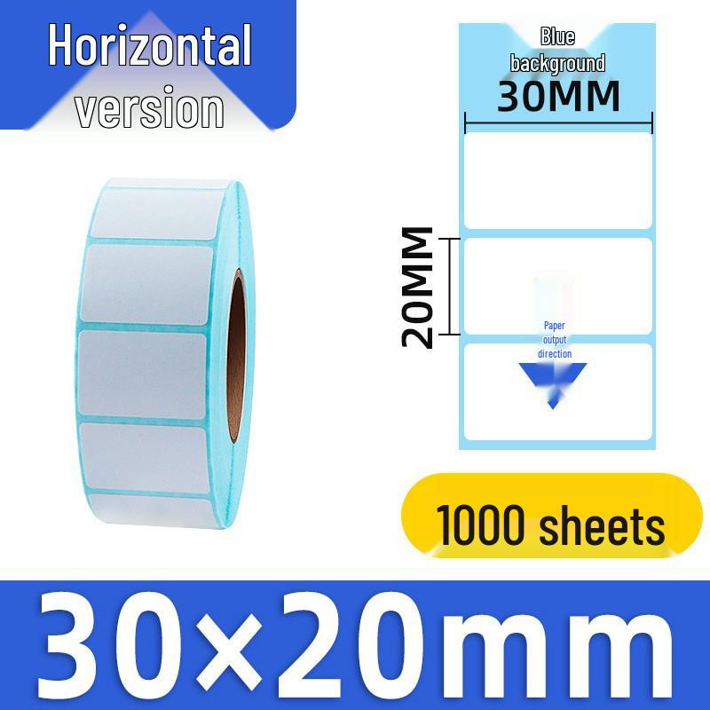 Self-Adhesive Thermal Barcode Stickers for Milk Tea & Supermarket Scale