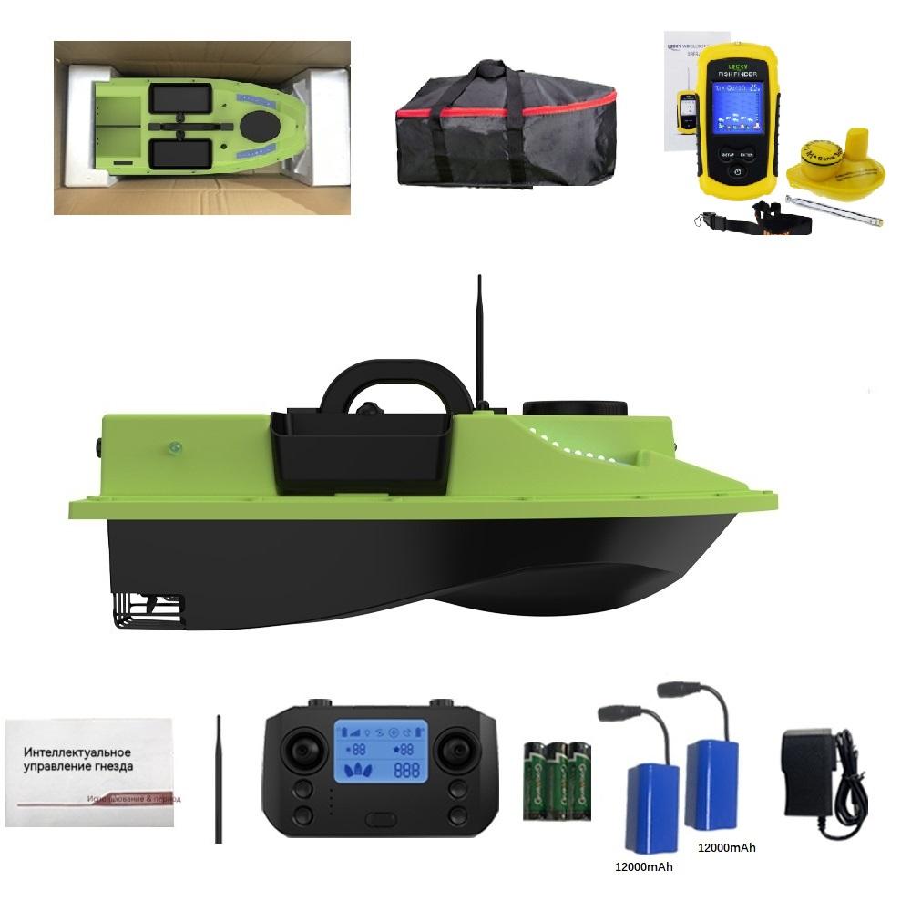 Bait ship D19Y+12000mah+wireless echo detector
