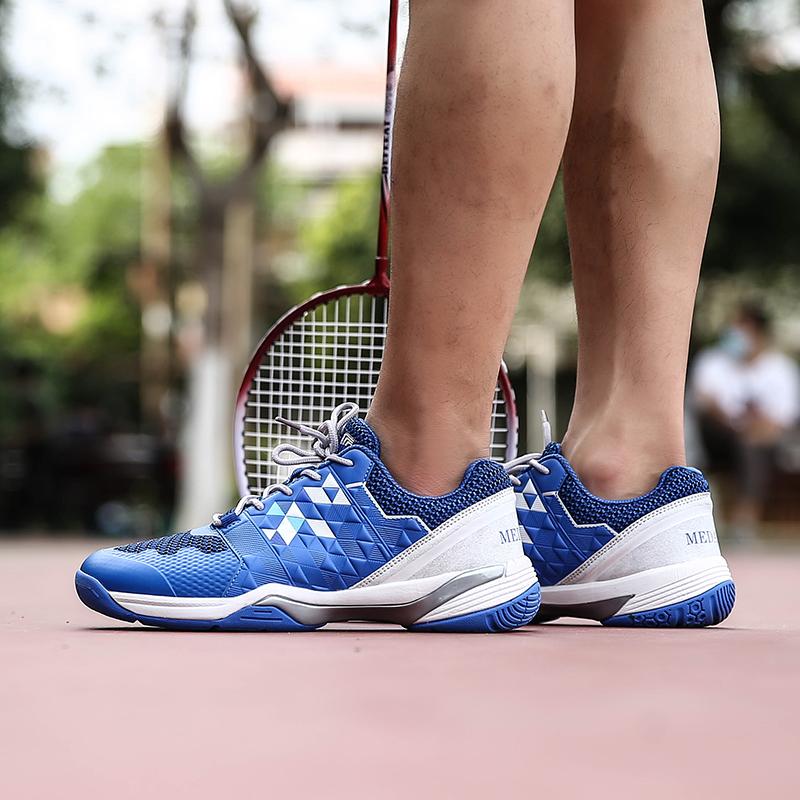 Zapatos de bádminton antideslizantes y resistentes al desgaste, de alta calidad, que absorben los golpes, para jóvenes y adultos, zapatos de tenis de mesa, calzado deportivo para exteriores