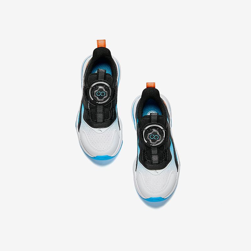Anta Childrens Red Flame Trendy Fashion Comfortable Versatile Sports Breathable Lightweight Shock Absorbing Low-Top Childrens Running Shoes A12439919H