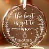 BSQUIELE Engagement Gifts for Couples 2025 - Engaged Ornament - Gifts for Newly Engaged Couple, Fiance, Bride - Engagement Gift for Bride To Be,