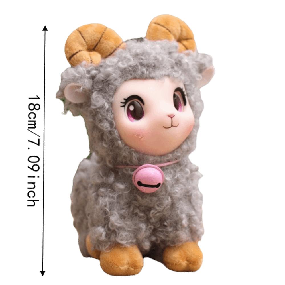 Cartoon Vinyl Sheep Plush Toys Cute Sheep Bag Pendant  Backpack Decoration