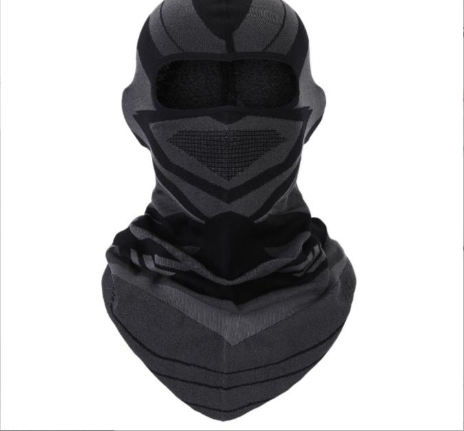 Breathable Cycling Balaclava Nylon Stretch Face Cover, Motorcycle Windproof Neck Gaiter, 4-Season Ski Mask, Sun Protection
