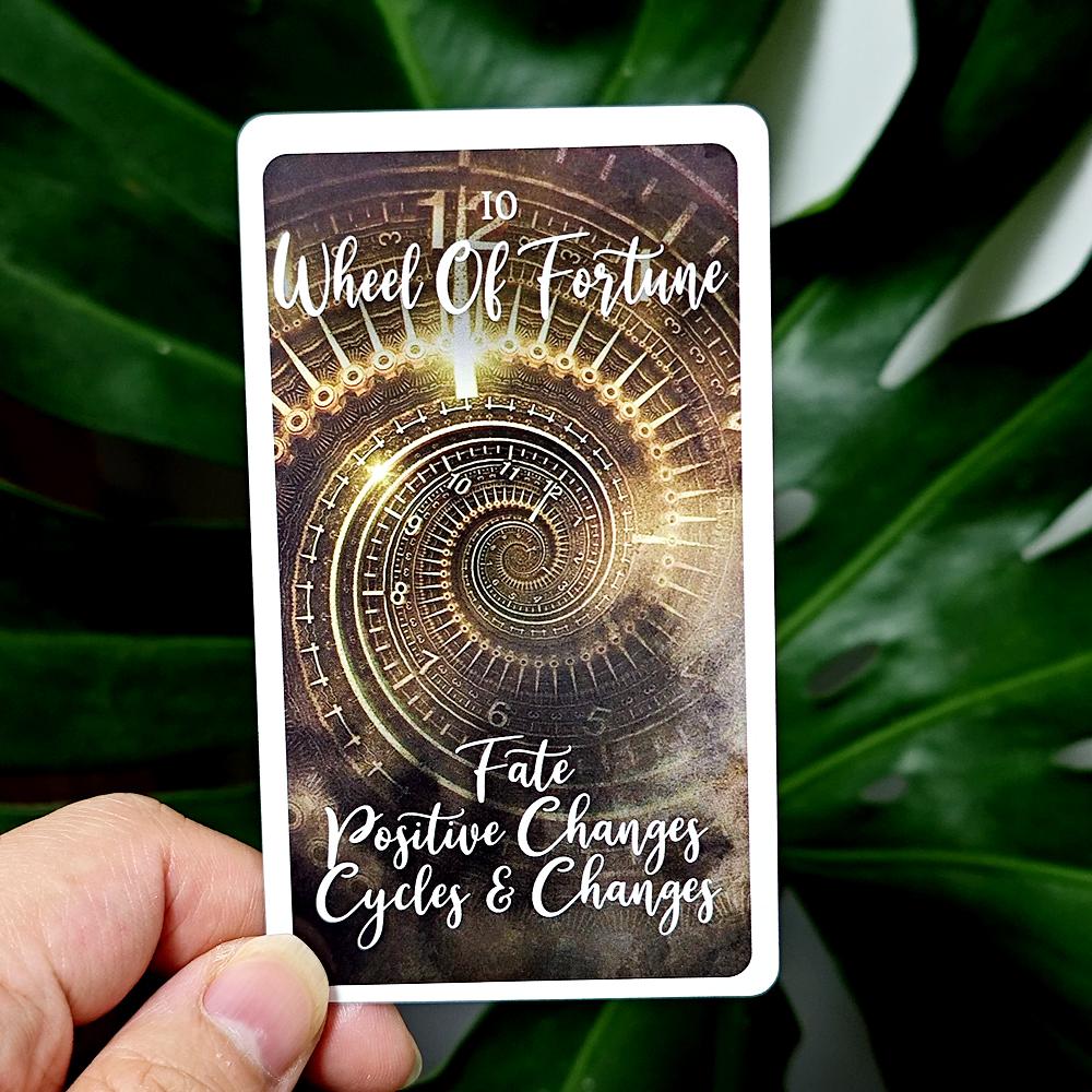 Twin Flame Awakened Path Tarot 78 Pcs Keyword Cards 10.3*6cm with Meaning Oracle Card Deck Picture Tarot Reading Cards