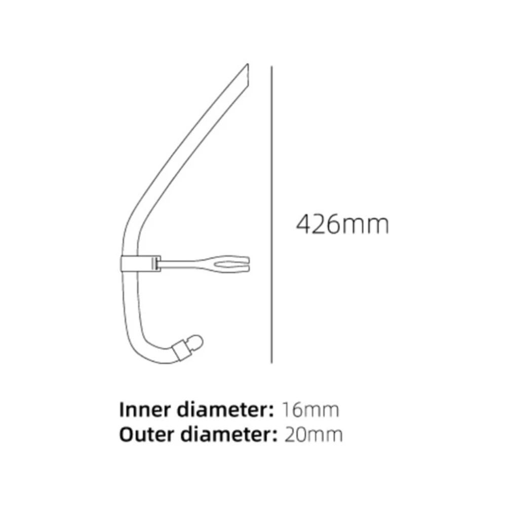 Pływanie Rurka oddechowa z przodu Pływanie Fajka Dorośli Rurka do nurkowania Sprzęt do snorkelingu