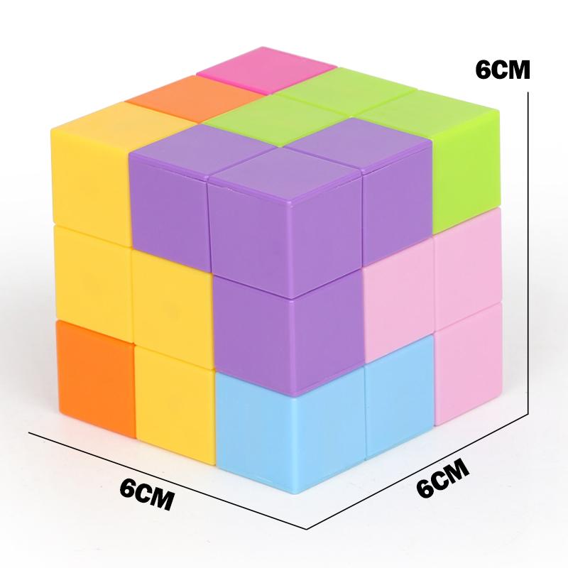 TOYS Magnetic Magic Cube Building Blocks Antistress Cubo Educational Learning 3D Puzzle Toys For Children Color Random