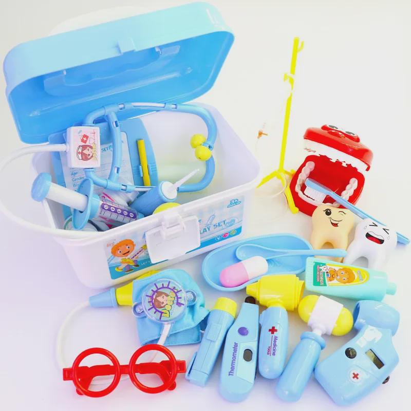 Kids' Doctor Toy Set with Medical Tools and Storage Box