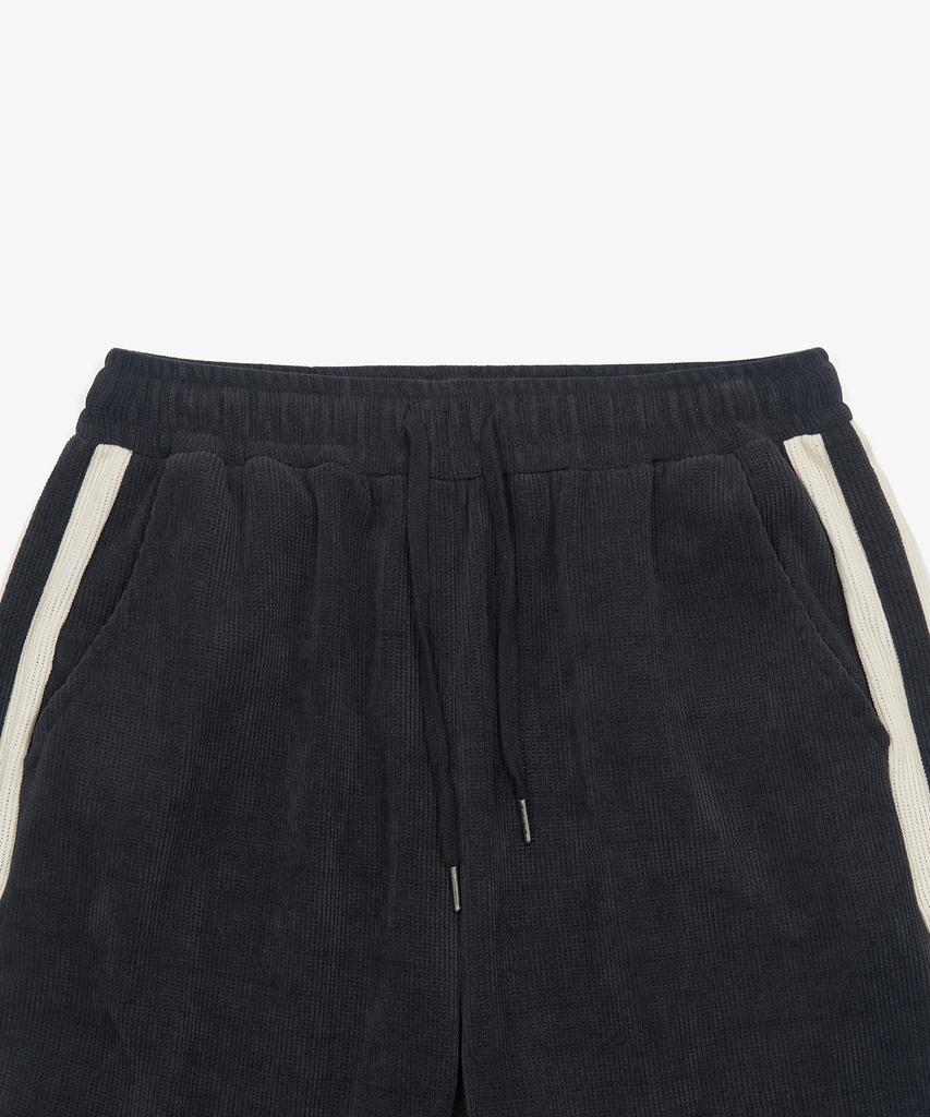 TOFFEE Double Side Line Track Vertical Pants (Dark Navy)