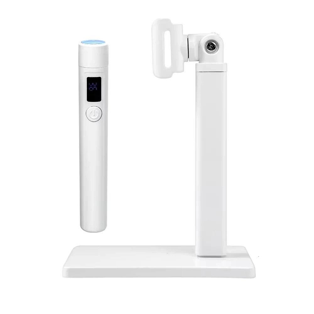 

РК-дисплей УФ/LED лампа для нігтів зі стійкою-сушкою для нігтів, УФ-світло для гелевих нігтів, Світло для нейл-арту, Настільна