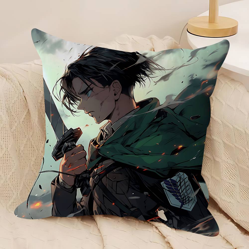L-Levi A-Ackerman 45*45cm Cushion Cover Pillow Cover Decor Pillowcase Home Pillowcase For Couch Pillow
