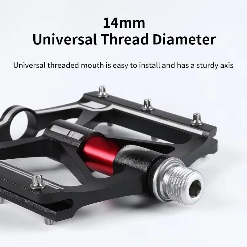 Aluminum Alloy 3 Bearing Bicycle Pedals Widen Anti-slip Cycling Road/MTB Bike Pedals