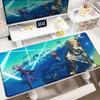 Nowa podkładka na biurko Genshin Impact Anime Gaming Fajny Varka Podkładka pod mysz do gier Zablokowana krawędź Antypoślizgowa gumowa Mata do gry Biurowa Klawiatura Podkładka pod mysz