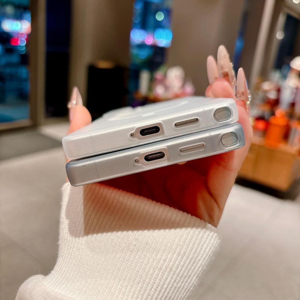 Minimalism Ultra Slim Matte Magnetic Charging Phone Case For Samsung Galaxy S26 Ultra S25 S24 S23 Plus Shockproof Protect Cover