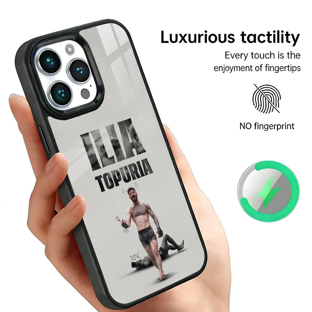 Boxing I-Ilia T-Topuria Phone Case For iPhone17,16,15,14,13,12,11 Plus,Pro Max, New Magnetic Wireless Charging