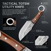 Hand Forged Boning Knife With Sheath Multi Purpose Chef Knife Perfect for Cutting Meat Chopping Vegetables Slicing Kitchen Knife