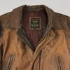 RESERVATIONS TICKETS/Sheepskin Leather Flight Jacket/Shearling/Outerwear/Men's M/Brown/(USED)