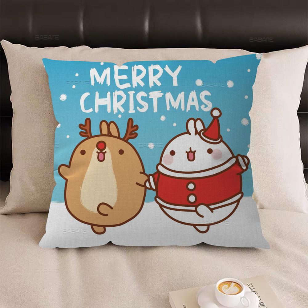 Cute Bunny Rabbit Pillowcase toon Gift Cushion Cover Bedroom Home Sofa Chair Seat Decor pillow case