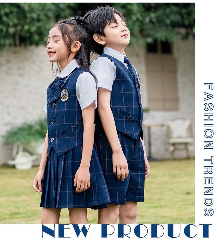 Children's British Academy Style School Uniform Set - Tuxedo and Kindergarten Variations
