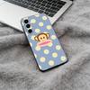 Cute P-Paul -F-Frank design Black Soft Silicone Phone Case for Samsung Galaxy A73, A71, A72, A70, A53, A52, A51