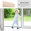 5Pcs Wooden Door Stopper Heavy Duty Triangular Wedges Door Holder Finger Protector Safety Stopper for Home Office Carpet Tile