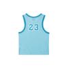 Jordan Alphanumeric Print Sports Tank Top Women Tops Light-Blue DZ3370-464